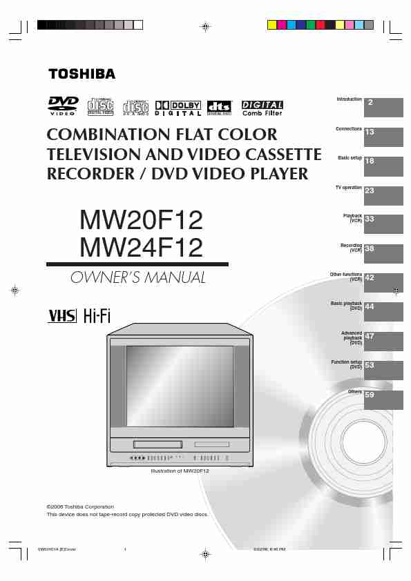 Toshiba DVD VCR Combo MW24F12-page_pdf